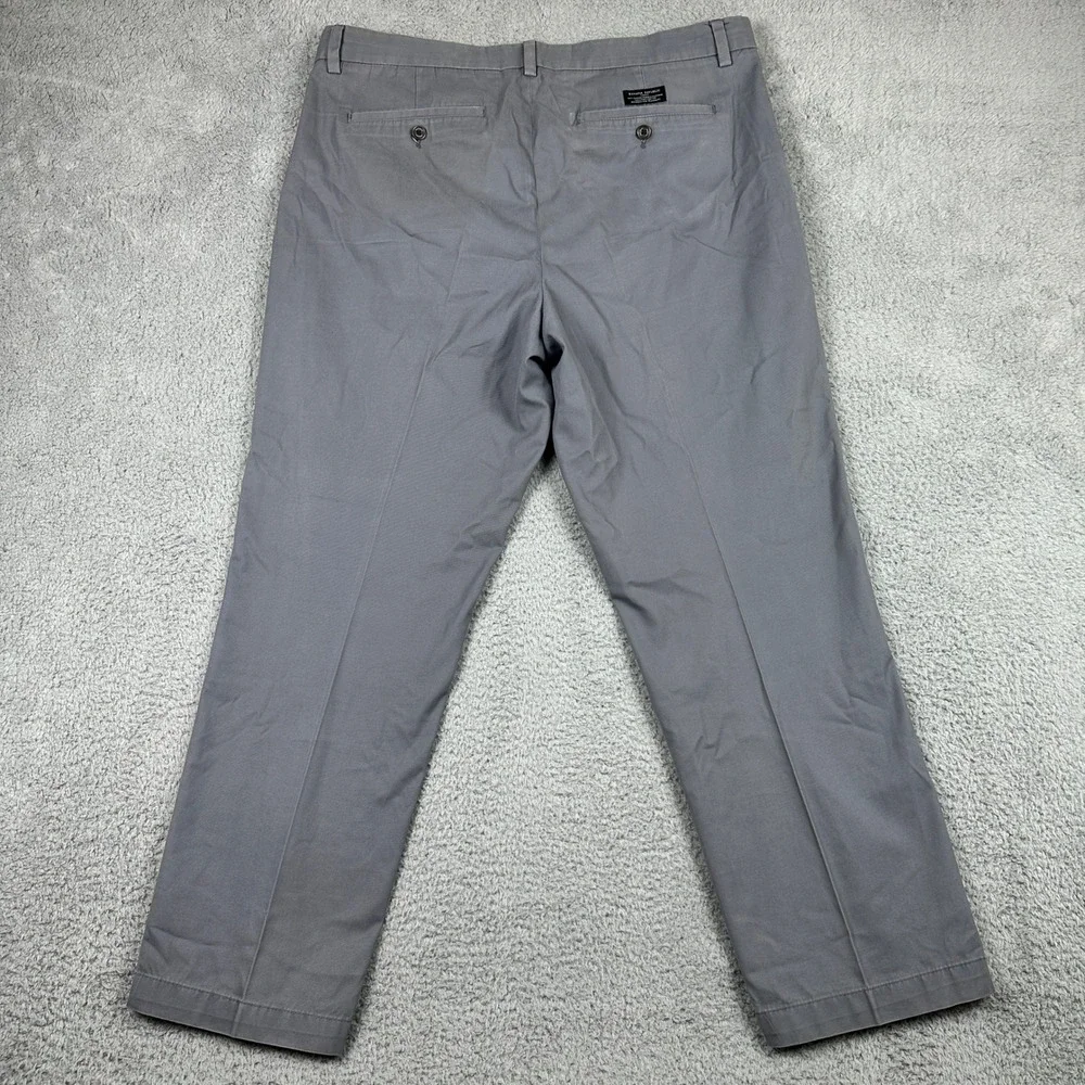 Banana Republic Aiden Chino Pants Mens 38x30 Mercury Grey Preppy Business‎